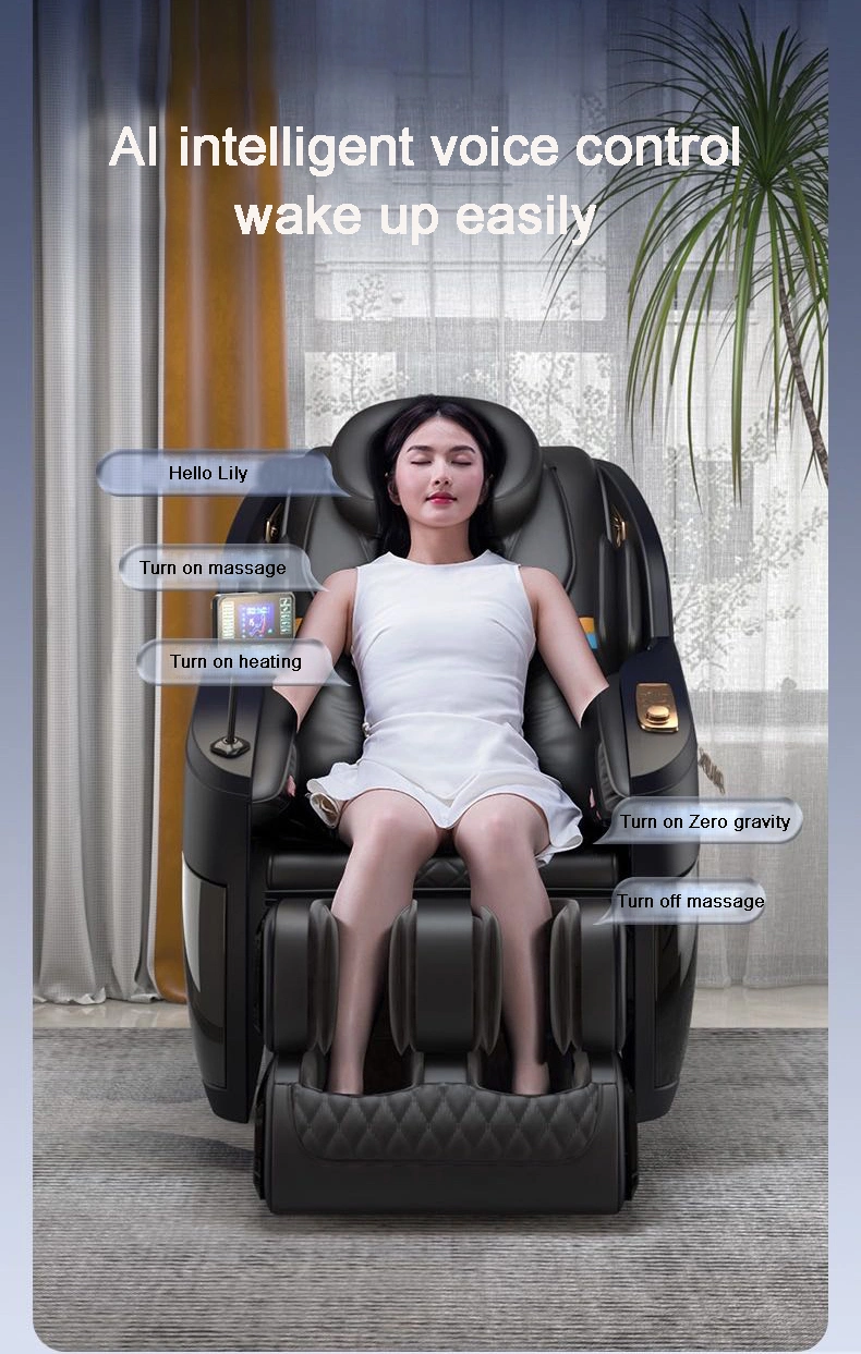 Cheap 3D SL Track Chair Massage Luxury Recliner Full Body Electric Zero Gravity 4D Massage Chair