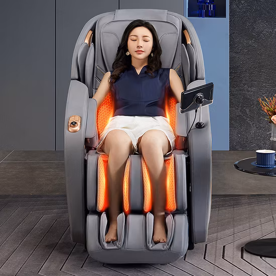 Customized Label OEM Wholesale Luxury Automatic Electric Luxury Ghe Massage Family Healthcare 3D Massage Chair Zero Gravity 4D