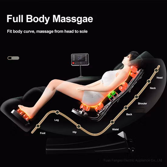 Amazon Hot Sellings Fauteuils Massage 4D Zero Gravity Luxury Shiatsu Massager for Full Body Recliner Electric Massage Chair 3D
